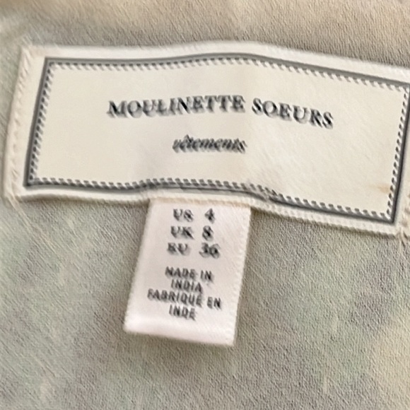 Gorgeous and fun Sequined, V-neck Swing tank by Moulinette Soeurs - size 4 - EUC - Picture 4 of 15